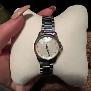 Gucci | Accessories | Gucci Gtimeless Watch 27 Mm White  display picture 3